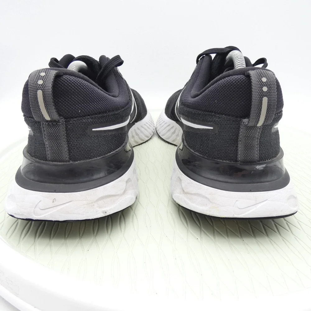 Nike React Infinity Run Flyknit 2 CT2357-002 Mens 12 Running Shoes Black Sneaker - Picture 4 of 10